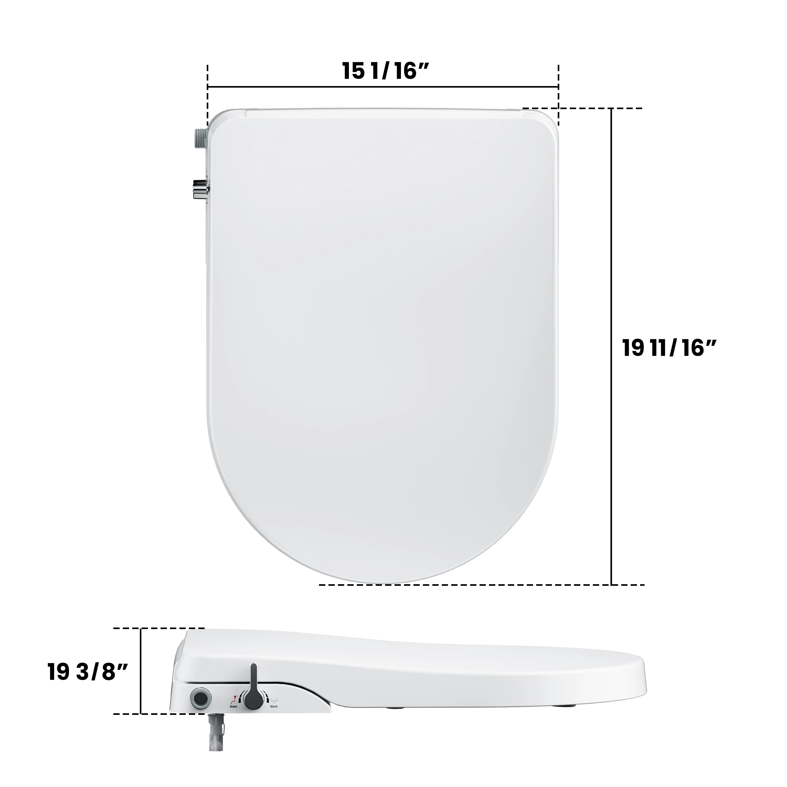 CASTA DIVA T005C Standard Toilet Seat & Lid (Non-Electric Cold Seat)
