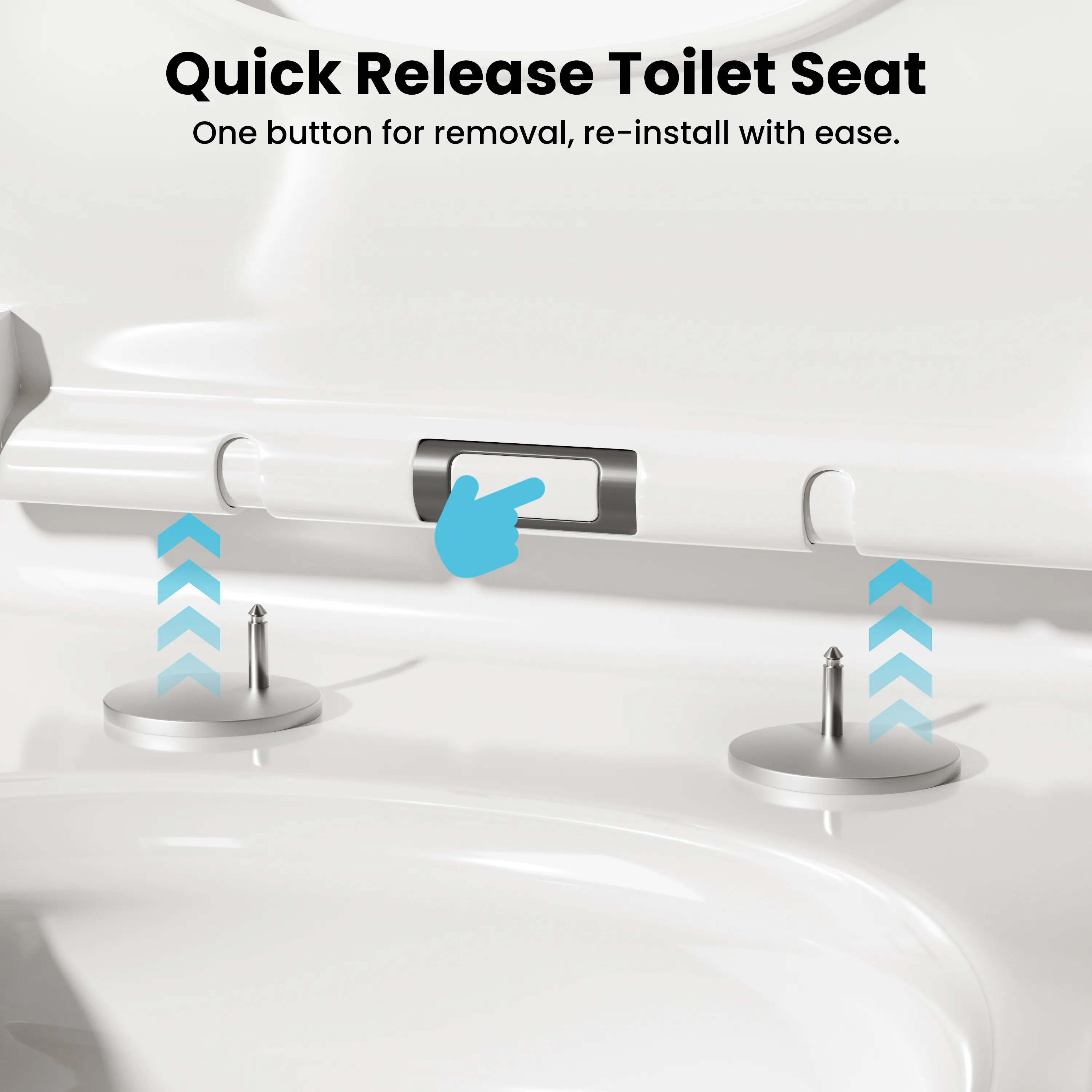 One-Piece Elongated Toilet, 17.5" ADA Comfort Height, 1.0/1.28 GPF Dual Flush, MaP 1000g, Soft Close Seat, White CD-T006 - Image 6